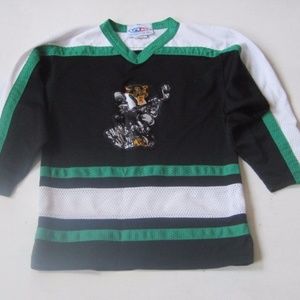 VINTAGE Hockey Jersey XL Youth Patch Mitchell #19